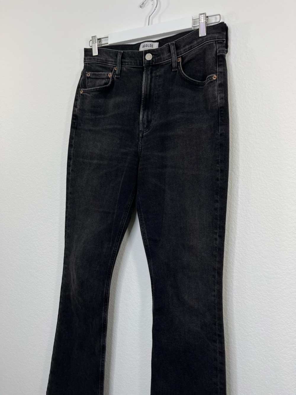AGOLDE NWOT Nico High Rise Slim Boot Jeans in Hotline size 28 - Picture 3 of 9